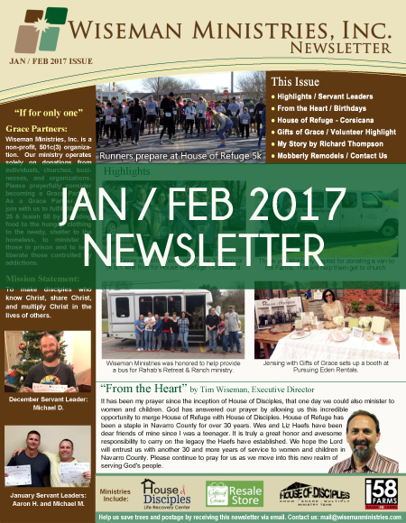 Jan Feb 2017 Newsletter